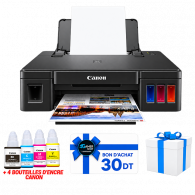 Imprimante Canon Jet D'encre Multifonction 3En1 G2410 Couleur Noir En Tunisie