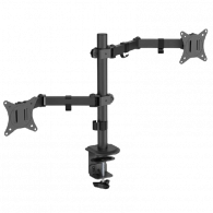 Support De Bureau Gembird MA-D2-03 17"-32" Noir En Tunisie
