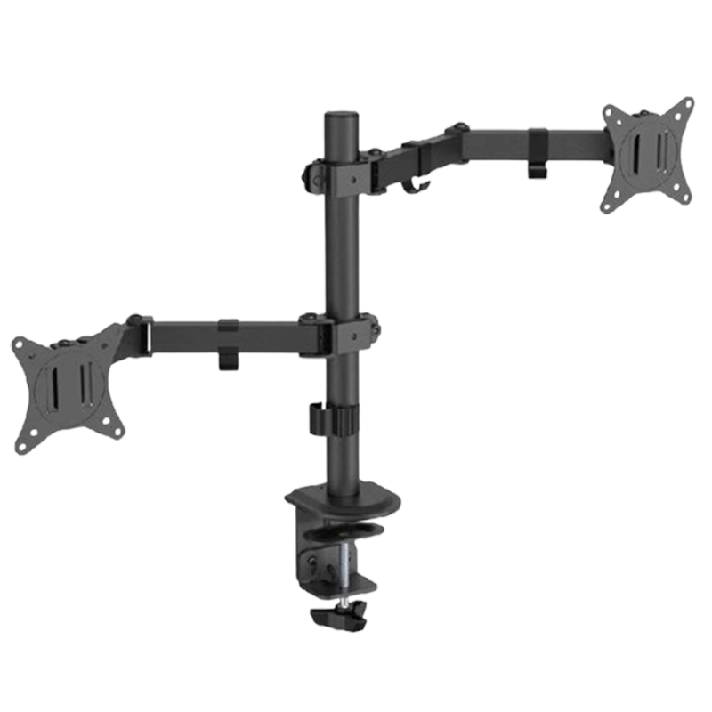 Support De Bureau Gembird MA-D2-03 17"-32" Noir En Tunisie