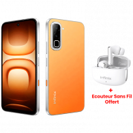 Smartphone Infinix Hot 70 4G 12Go 128Go Orange en Tunisie