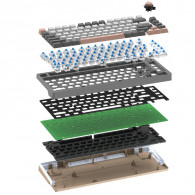 Clavier Gamer Mécanique Fantech Atom PRO83 MK913 RGB Gris Bleu Switch En Tunisie