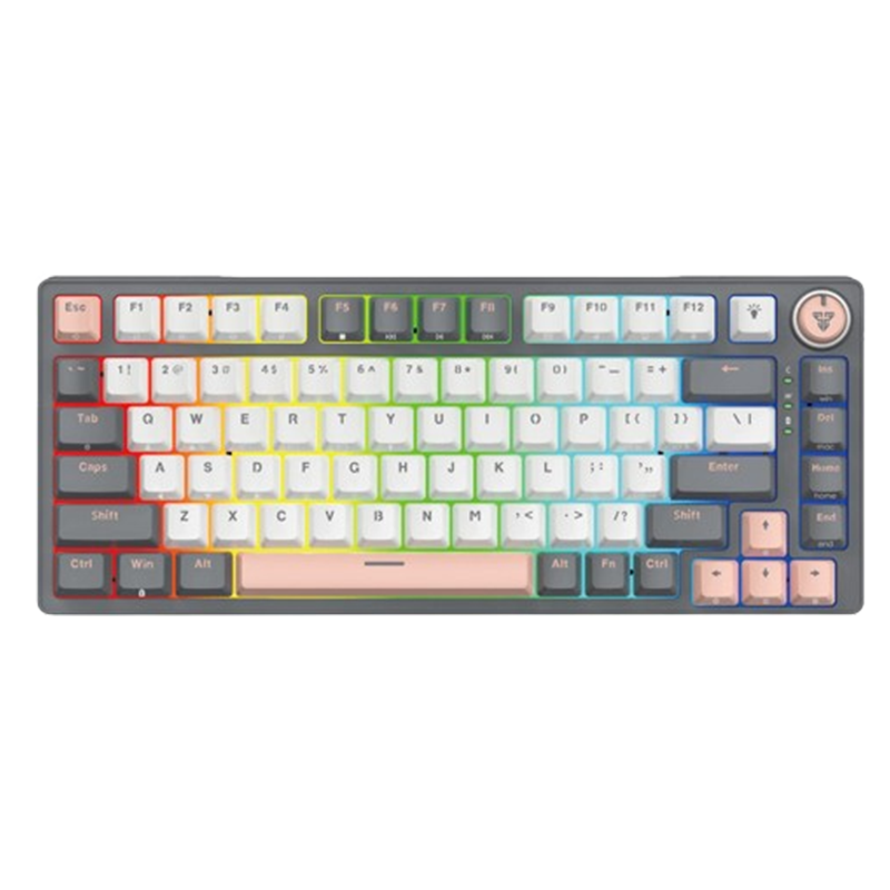 Clavier Gamer Mécanique Fantech Atom PRO83 MK913 RGB Gris Red Switch  En Tunisie