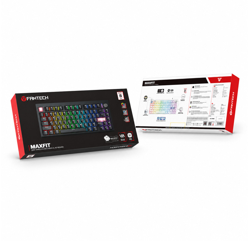 Clavier Gamer Mécanique Fantech MK921 MAXFIT8 Noir En Tunisie