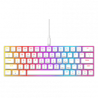 Clavier Gamer Mécanique T-WOLF T30 Blanc en Tunisie