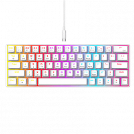 Clavier Gamer Mécanique T-WOLF T60 Blanc en Tunisie