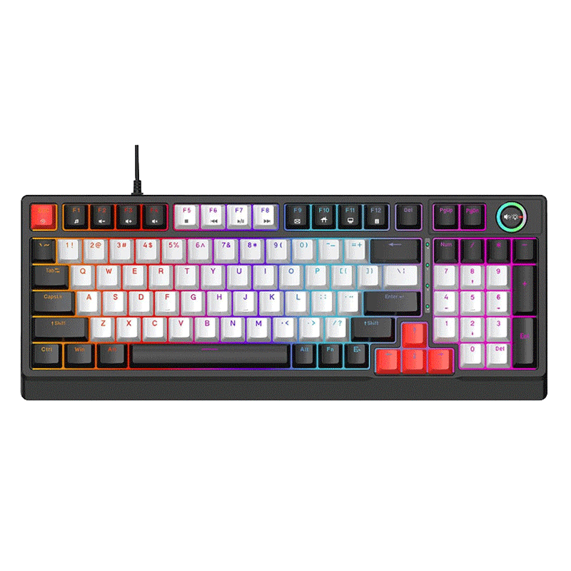 Clavier Gamer Mécanique T-WOLF T50 Noir en Tunisie
