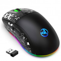 Souris Gamer HXSJ T90 Noir En Tunisie
