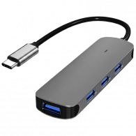 Hub USB-C 4en1 Blisbond DS02 4 ports en Tunisie