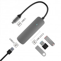 Hub USB-C 4en1 Blisbond DS02 4 ports en Tunisie