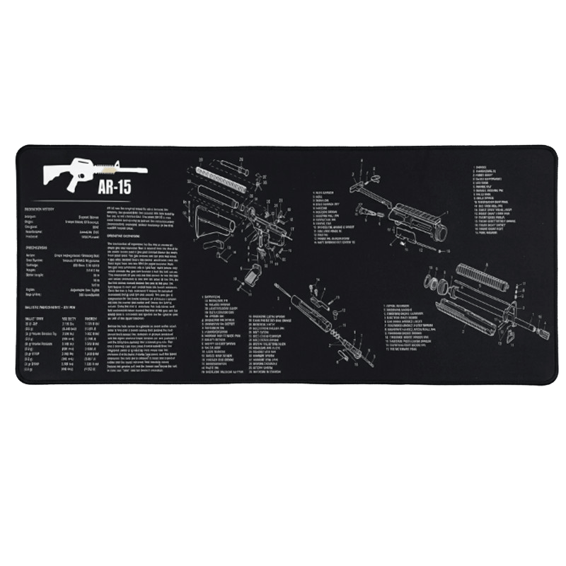 Tapis de Souris Gamer AR-15 Schematic Edition XXL Assorties en Tunisie