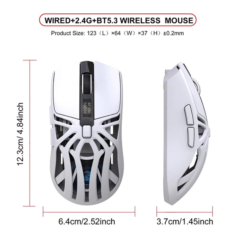 Souris Gamer HXSJ T400 Blanc En Tunisie