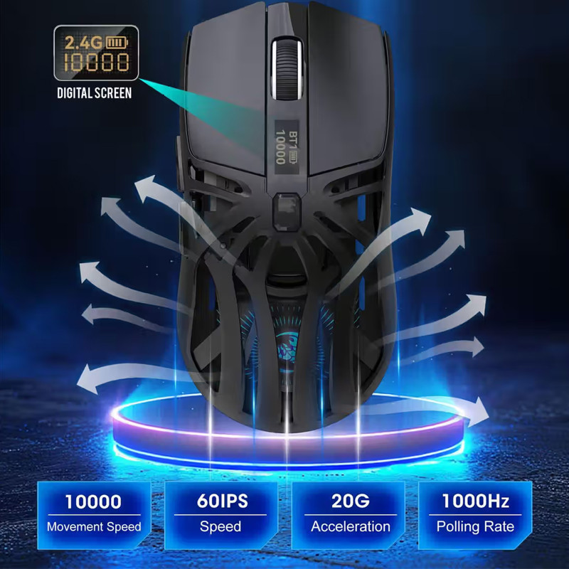 Souris Gamer HXSJ T400 Noir En Tunisie