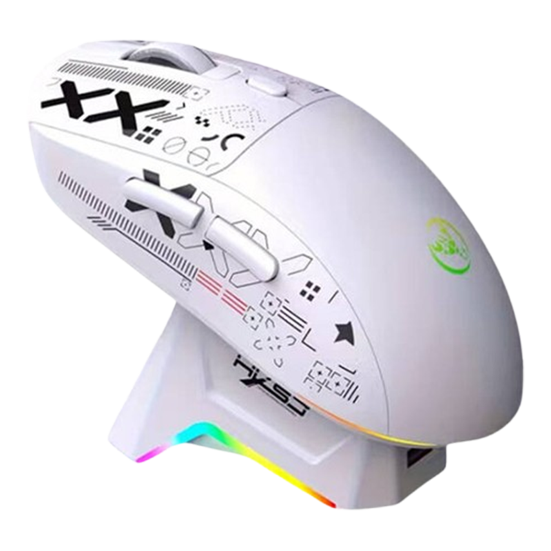 Souris Gamer HXSJ T90 Pro Blanc En Tunisie