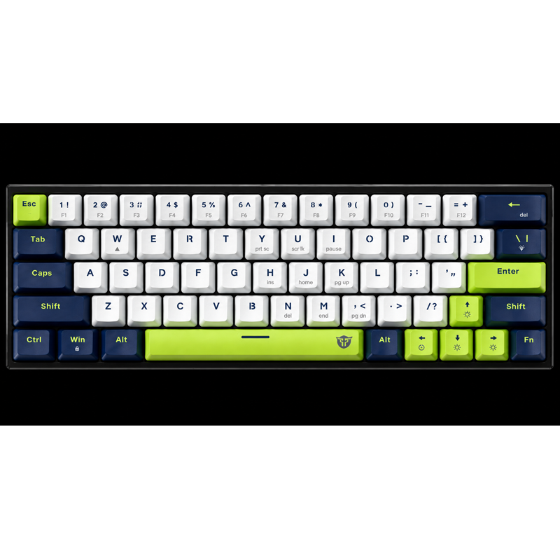 Clavier Gamer Mécanique Fantech ATOM63 MK874V2 Blanc en Tunisie