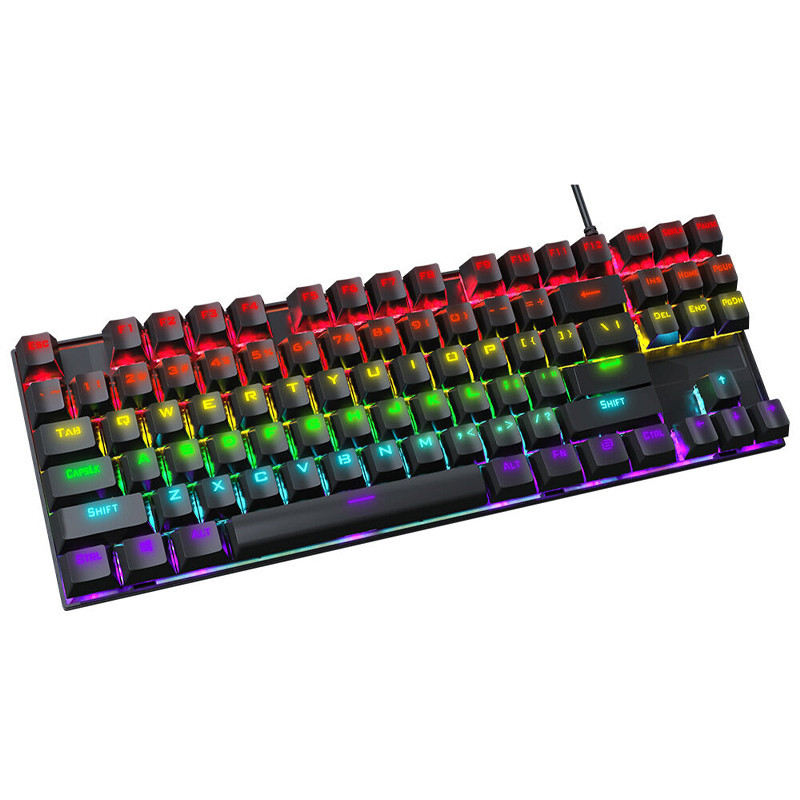 Clavier Gamer Mécanique T-WOLF T18 RVB Noir en Tunisie