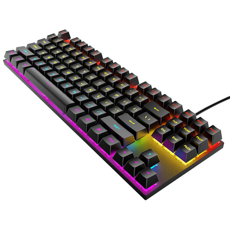 Clavier Gamer Mécanique T-WOLF T18 RVB Noir en Tunisie