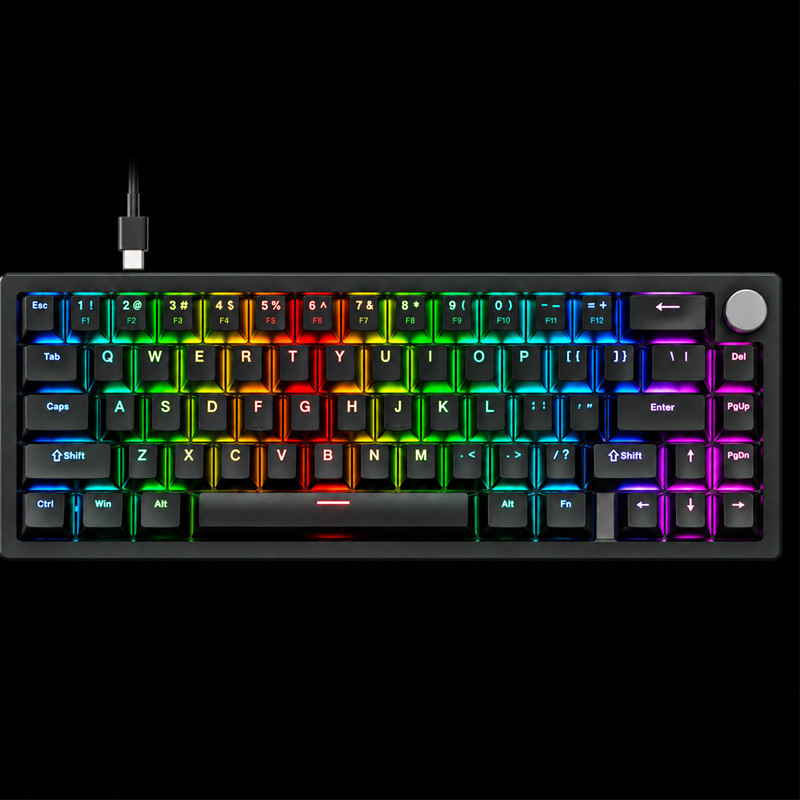 Clavier Gamer Mécanique Fantech ATOM X66 MK614 Noir