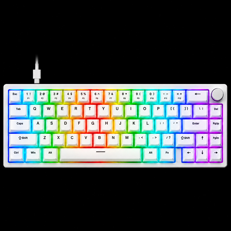 Clavier Gamer Mécanique Fantech ATOM X66 MK614 Blanc en Tunisie