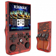 Console De Jeu Portable Rétro R36 Max Rouge
