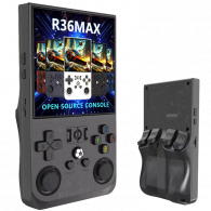 Console De Jeu Portable Rétro R36 Max Noir