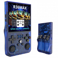 Console De Jeu Portable Rétro R36 Max Bleu