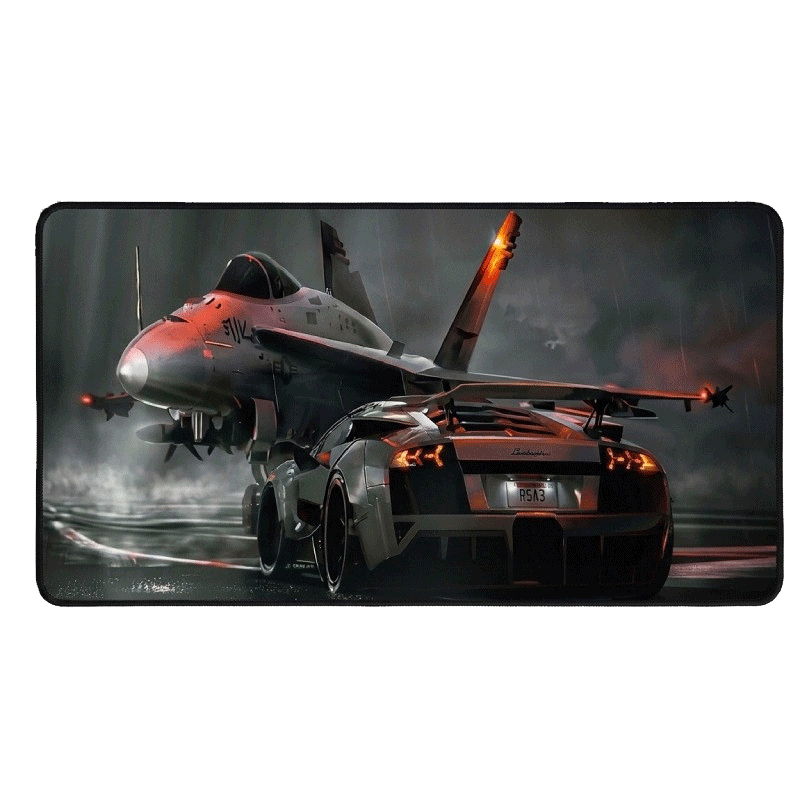 Tapis de Souris Gamer Top Speed Jet & Lamborghini Edition XXL Assorties en Tunisie