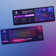 Clavier Gamer Mécanique Mikuso XK-601 RGB Noir en Tunisie