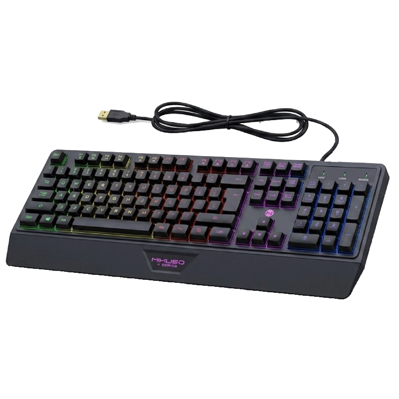 Clavier Gamer Mikuso XK-602 Noir en Tunisie
