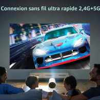 Vidéo Projecteur HY300 UHD 4K Wifi Blanc EN TUNISIE