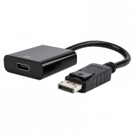 Adaptateur DisplayPort Vers HDMI Noir en Tunisie