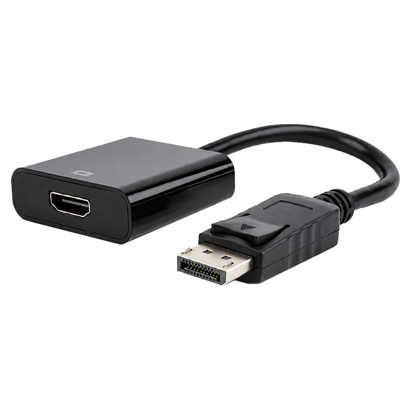 Adaptateur DisplayPort Vers HDMI Noir en Tunisie