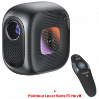 Vidéo Projecteur Havit PJ215 Pro 4K HDR Wifi Bluetooth Noir en Tunisie
