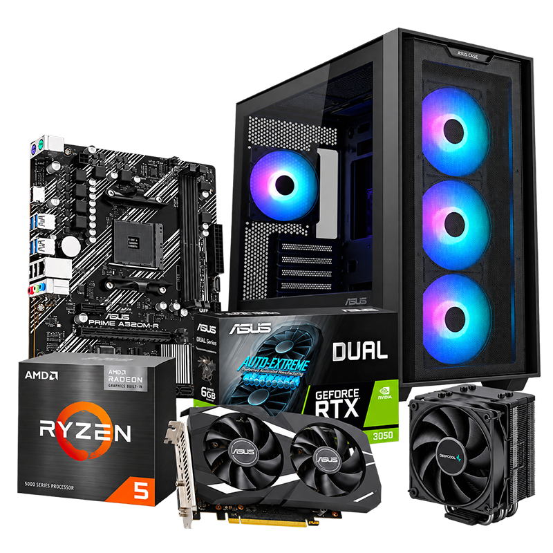 Pc Gamer Asus Gaming V1 Ryzen 5 16Go 512Go SSD RTX 3050 6Go En Tunisie