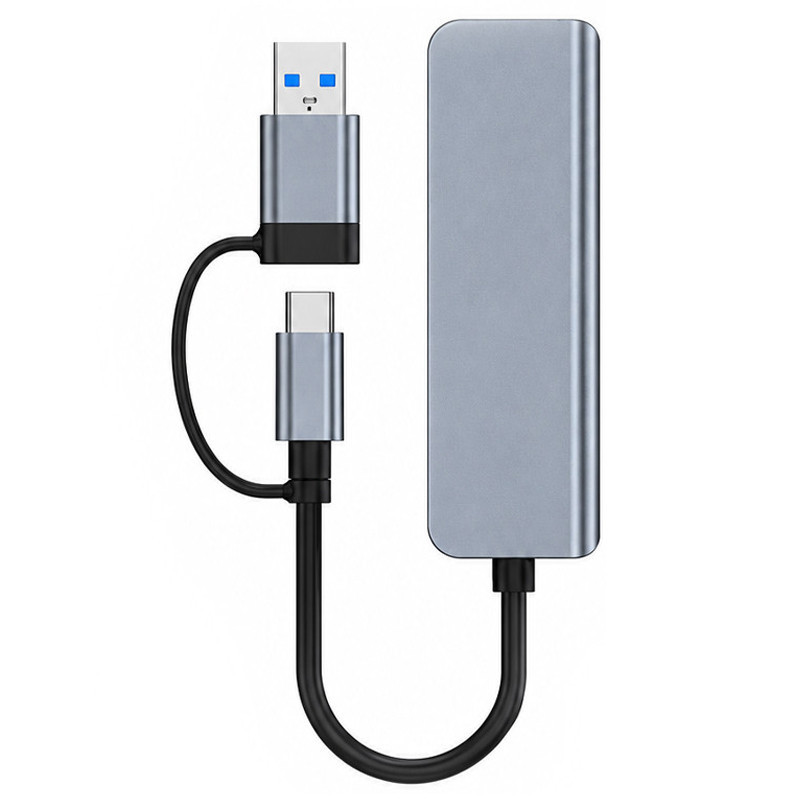 Adaptateur Multifonction 7En1 Type-C/USB Silver en Tunisie
