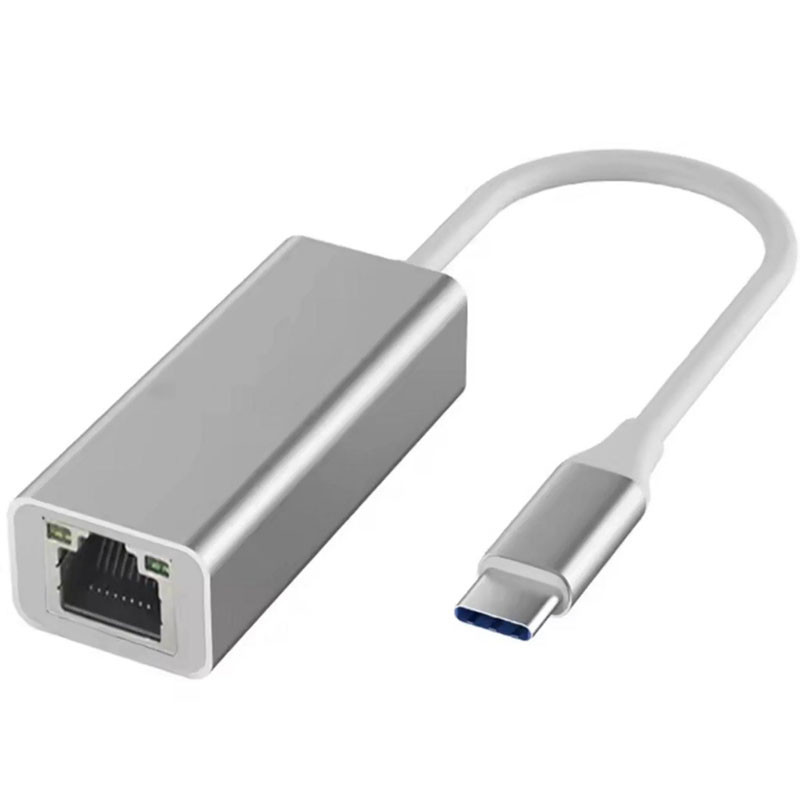 Adaptateur Multifonction Type-C Vers RJ45 Gris En Tunisie