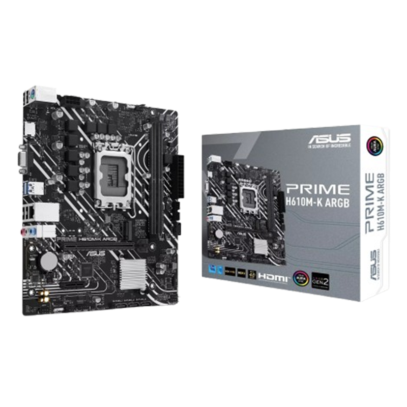 Carte mère micro-ATX ASUS Prime H610M-K DDR4 ARGB en Tunisie