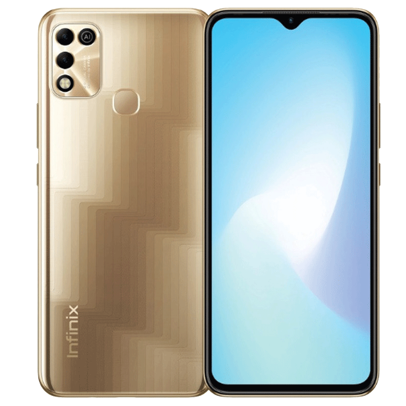 Smartphone Infinix Hot 11 PLAY 4Go 64Go Gold en Tunisie