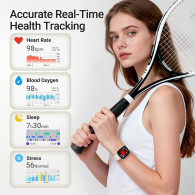 Montre Connectée Maxwell GTX20 AMOLED Silver en Tunisie