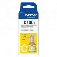 Bouteille D'encre Brother BTD100Y Original 48.8ml  Jaune En Tunisie