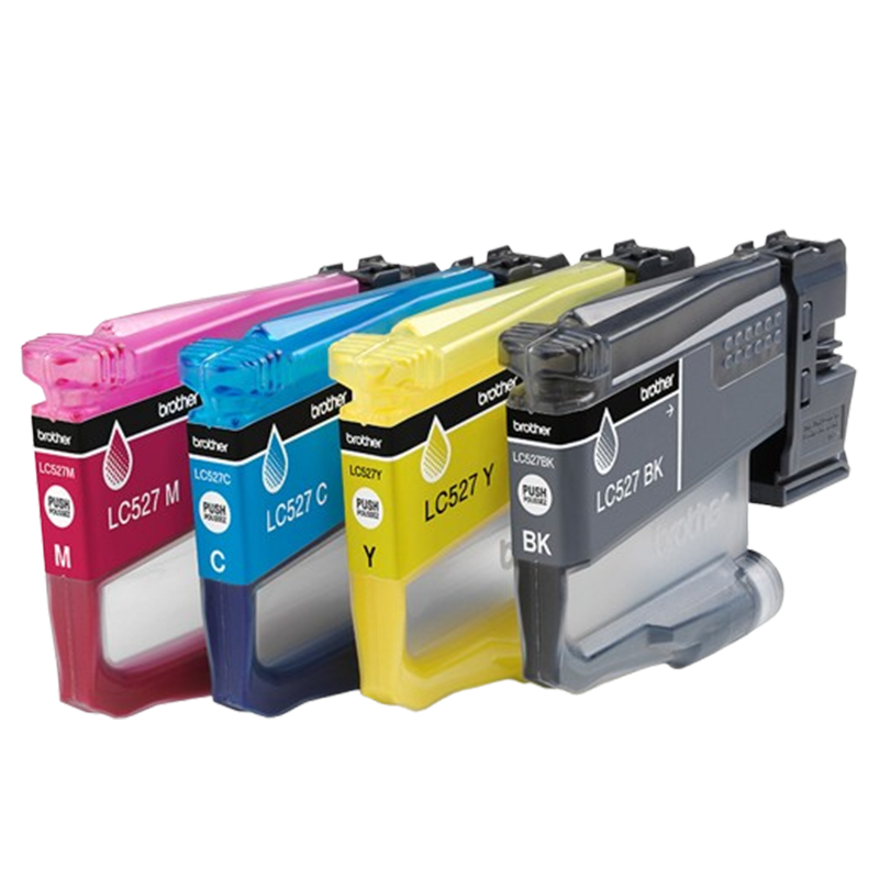Pack de 4 Cartouches D'encre Brother LC527VAL Original 4 Couleurs En Tunisie