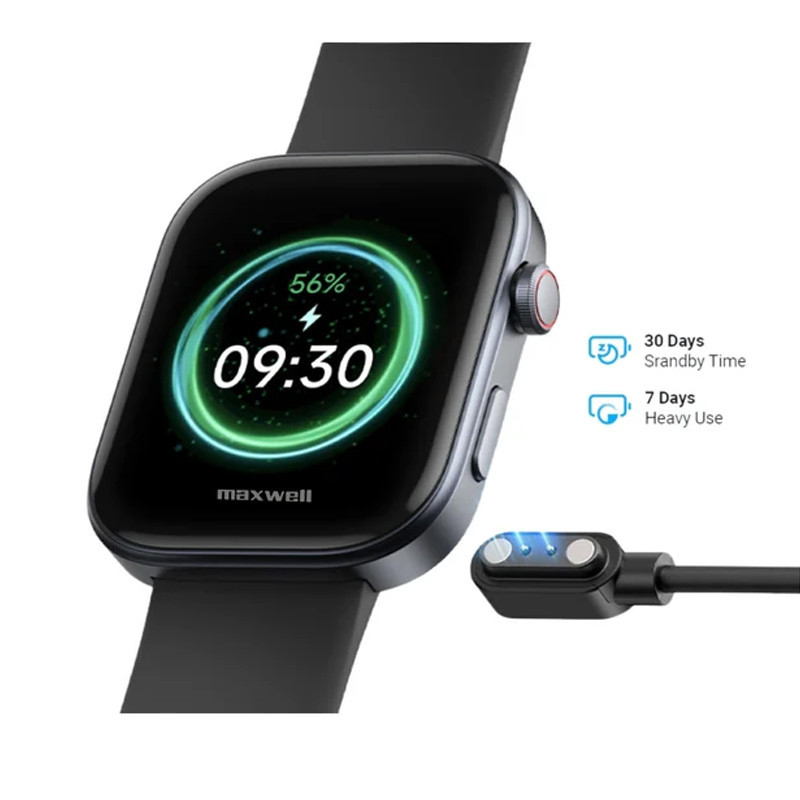 Smart Watch  Maxwell GTX12 Noir en Tunisie