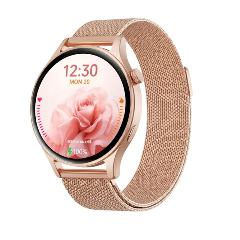 Montre Connectée Maxwell AR01 Rose en Tunisie