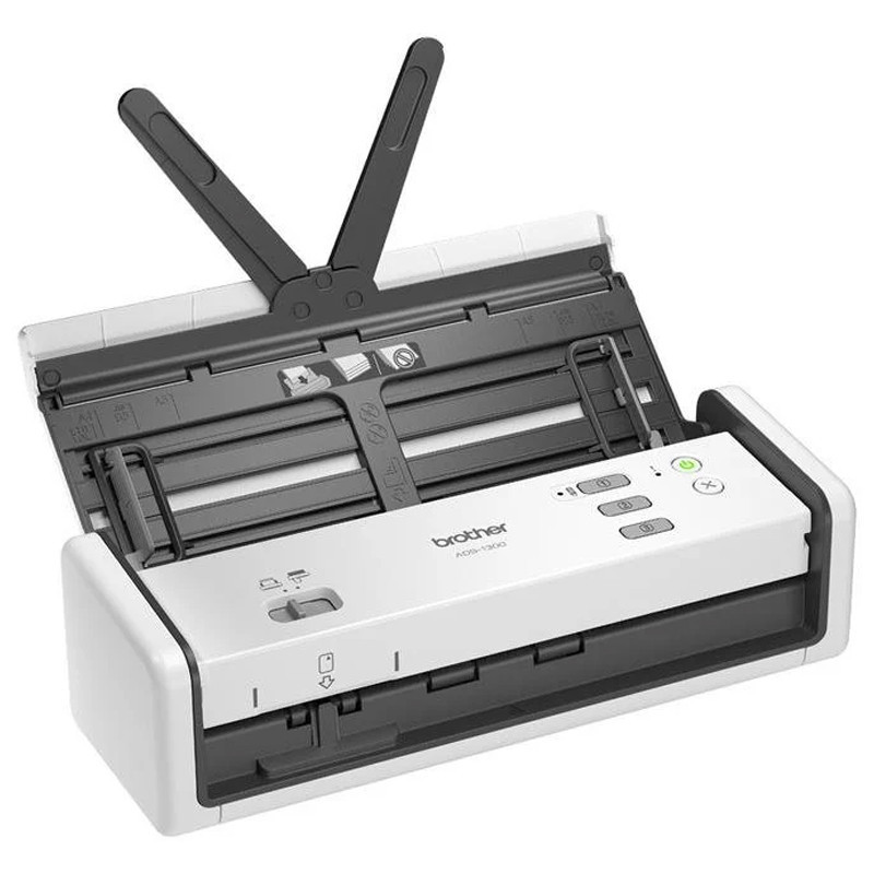 Scanner De Document à Défilement Brother ADS-1300 Noir & Blanc en Tunisie