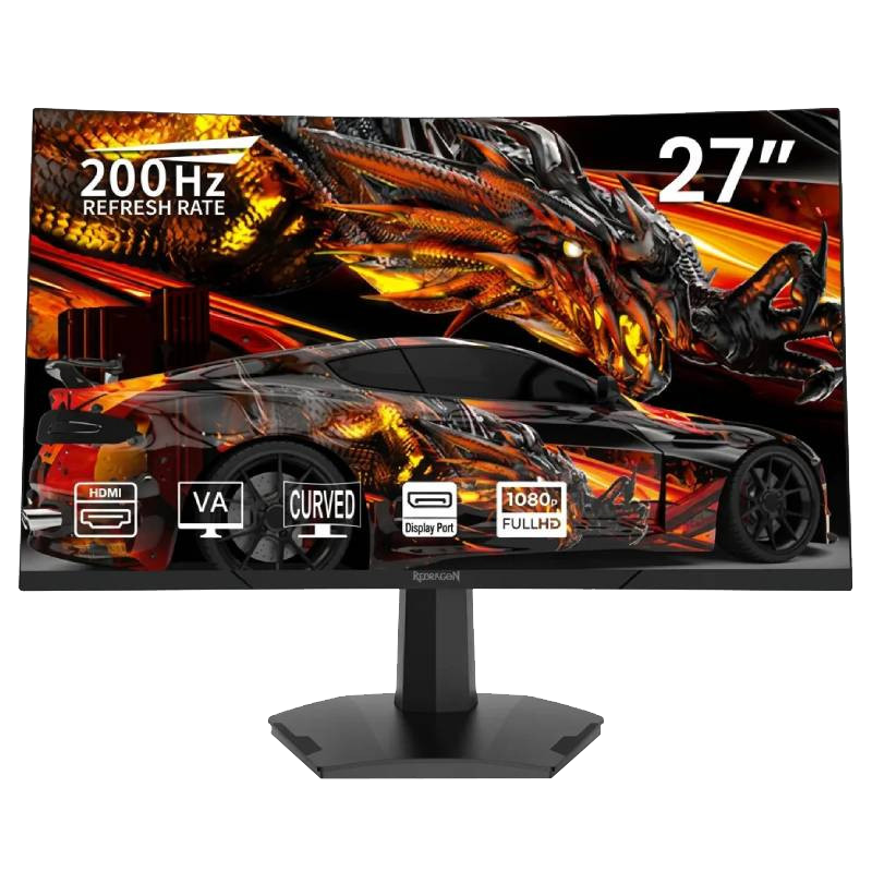 Ecran Gamer Incurvé Redragon Amber III 27" FHD 200Hz VA Noir en Tunisie