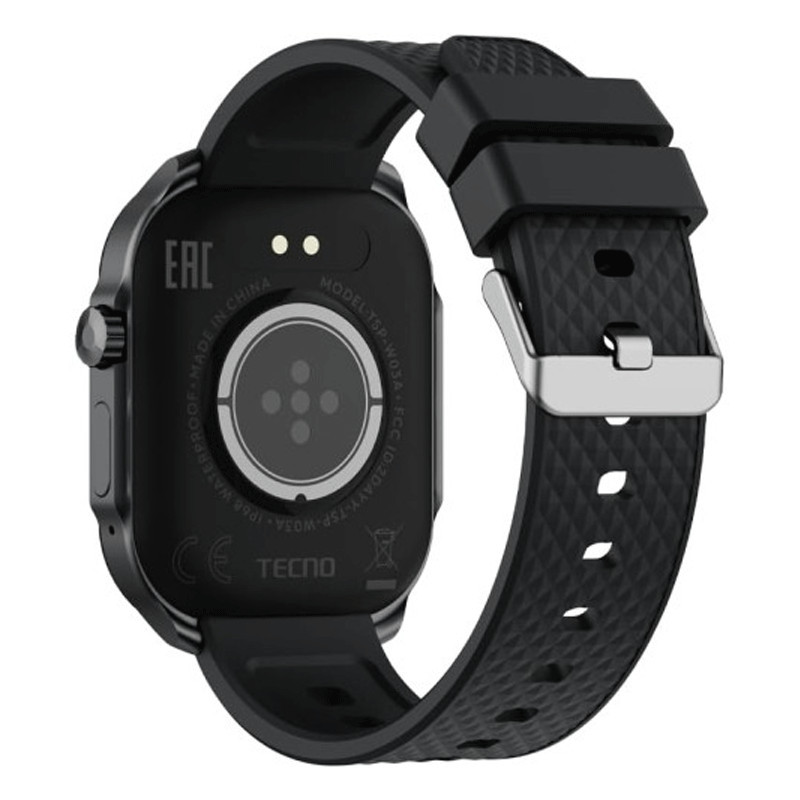Montre Connectée Tecno Watch 3 Active Noir en Tunisie