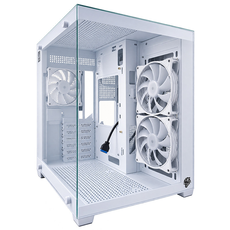 Boitier Gaming Battle Station RGB Moyen Tour Blanc En Tunisie