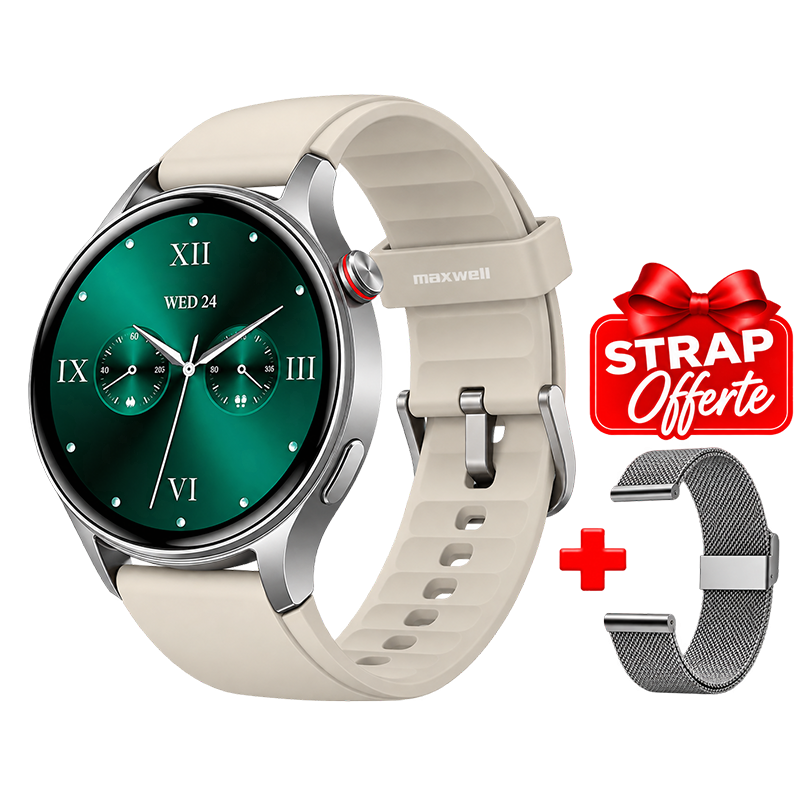 Montre Connectée Maxwell AR01 Silver en Tunisie