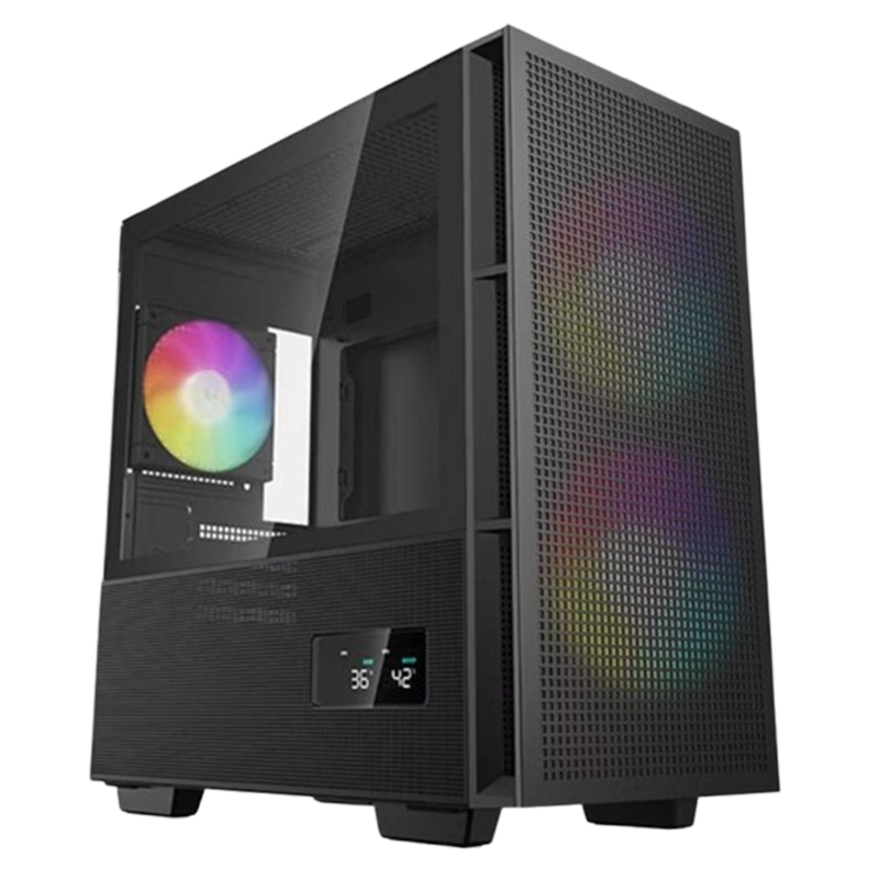 Boitier Gaming Deepcool CH360 Digital Mini-Tour Noir En Tunisie