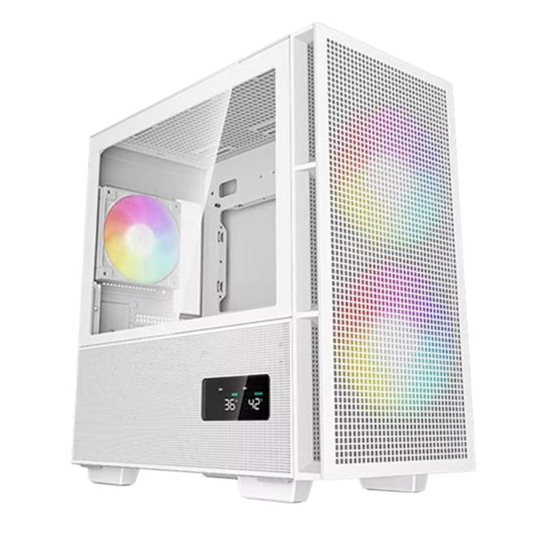 Boitier Gaming Deepcool CH360 Digital Mini-Tour Blanc En Tunisie