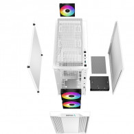 Boitier Gaming Deepcool CC360 ARGB Micro-ATX Blanc En Tunisie